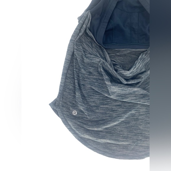 LULULEMON | Raise The Barre Tank | Deep Heathered Navy | Size 4 - Picture 7 of 8